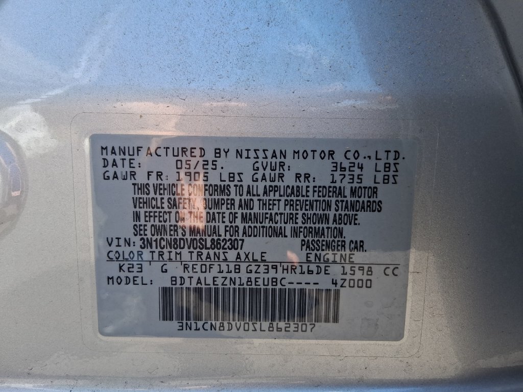 Used 2025 Nissan Versa S w/ S Plus Package FWD image 31