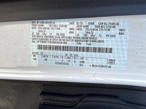 New 2025 Ford Transit 350 Low Roof w/ Load Area Protection Package image 12