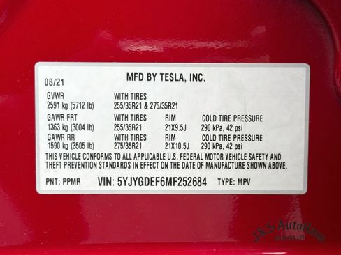 Used 2021 Tesla Model Y Performance AWD/4WD image 39