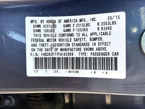 Used 2015 Honda Accord EX image 31