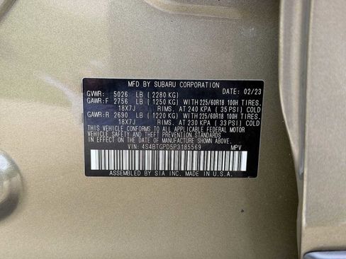 Certified 2023 Subaru Outback Touring XT AWD/4WD image 33
