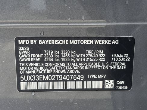 New 2026 BMW X7 M60i AWD/4WD image 32