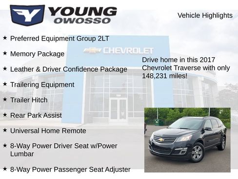 Used 2017 Chevrolet Traverse LT AWD/4WD image 7