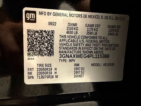 Certified 2023 Chevrolet Equinox RS AWD/4WD image 25