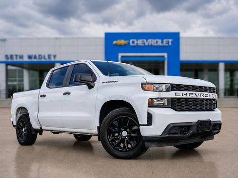 Used 2021 Chevrolet Silverado 1500 Custom w/ LPO, Dark Essentials Package RWD image 44