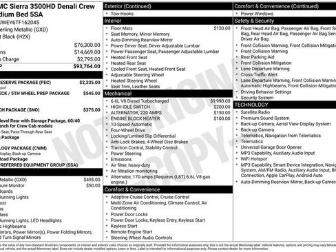 New 2026 GMC Sierra 3500 Denali w/ Denali Reserve Package AWD/4WD image 27