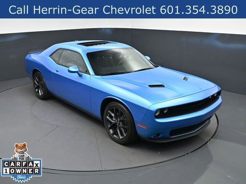 Used 2023 Dodge Challenger SXT w/ Blacktop Package RWD image 1