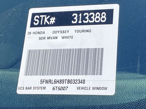 New 2026 Honda Odyssey Touring image 20