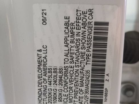 Certified 2021 Honda Accord Sport image 29