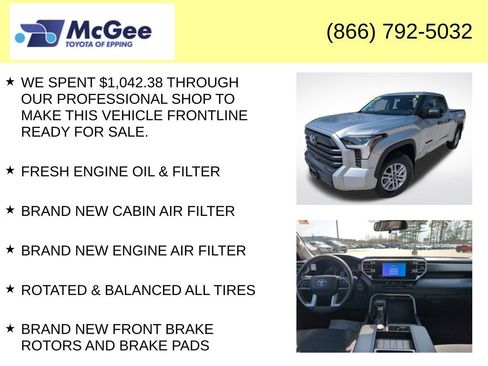 Used 2024 Toyota Tundra SR5 w/ SR5 Convenience Package image 8