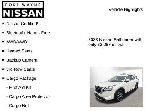 Certified 2023 Nissan Pathfinder Platinum w/ Cargo Package AWD/4WD image 8