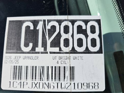 New 2026 Jeep Wrangler Sport S image 11