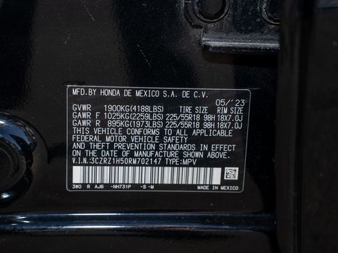 Certified 2024 Honda HR-V Sport image 36