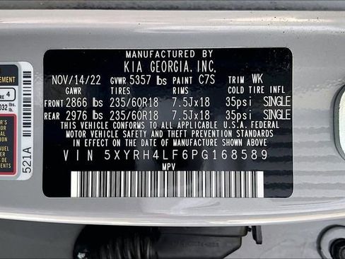 Used 2023 Kia Sorento EX w/ Panoramic Sunroof Package FWD image 16