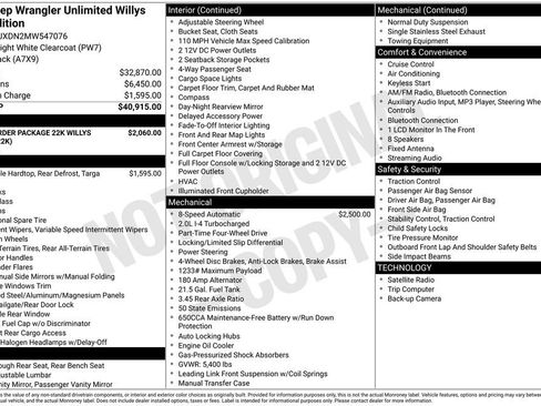 Used 2021 Jeep Wrangler Unlimited Sport image 15