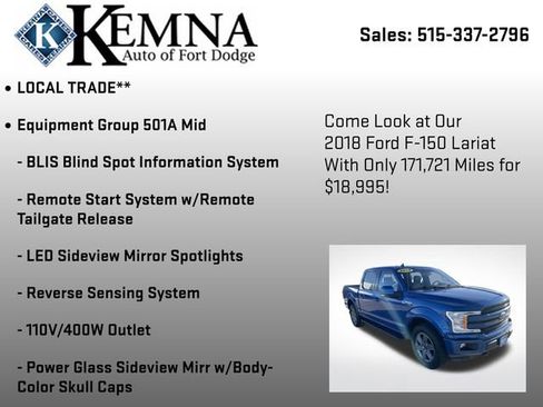 Used 2018 Ford F150 Lariat image 7