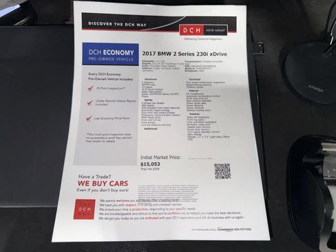 Used 2017 BMW 230i xDrive Coupe AWD/4WD image 13