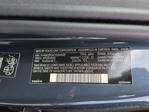 New 2026 Volvo XC90 B5 Core AWD/4WD image 17
