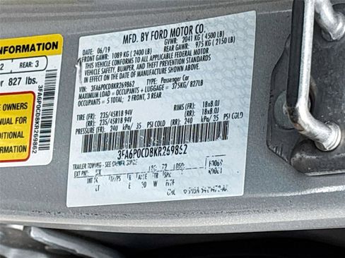 Used 2019 Ford Fusion SEL FWD image 31