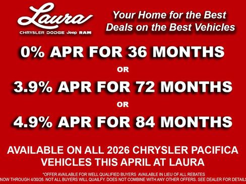 New 2026 Chrysler Pacifica Select w/ S Appearance Package image 4