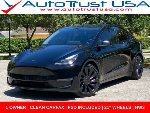 Used 2022 Tesla Model Y Performance AWD/4WD image 1