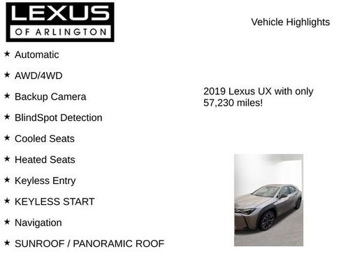 Used 2019 Lexus UX 250h w/ Premium Package image 8