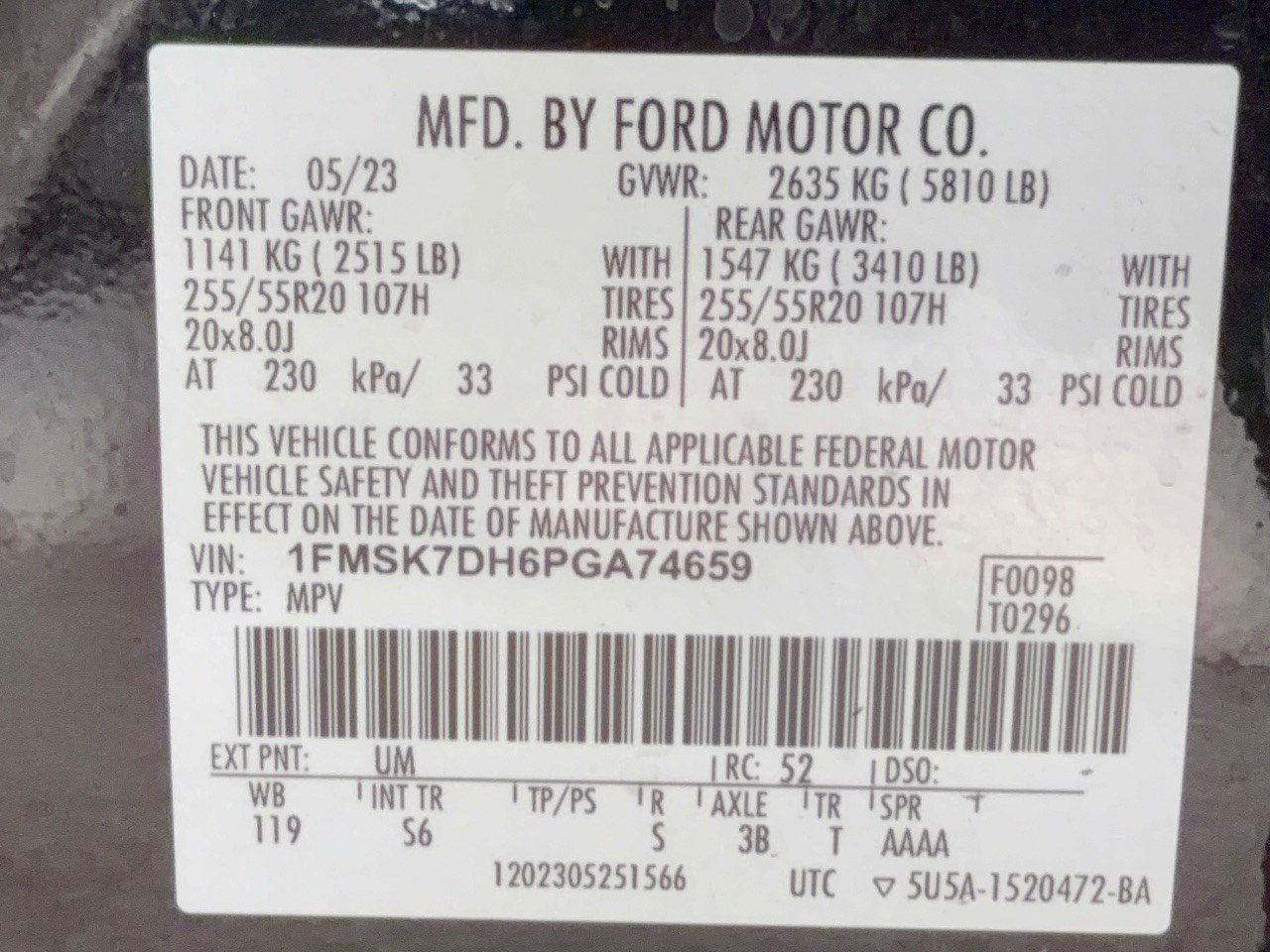 Certified 2023 Ford Explorer XLT w/ Equipment Group 202A RWD image 32