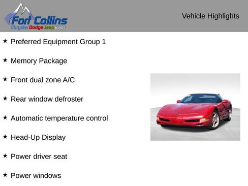 Used 2004 Chevrolet Corvette Convertible w/ Preferred Equipment Group RWD image 4