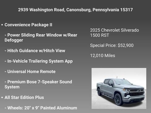 Certified 2025 Chevrolet Silverado 1500 RST w/ RST All Star Premium Package AWD/4WD image 17