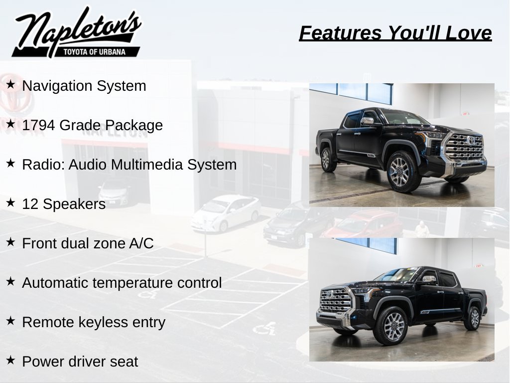 Used 2023 Toyota Tundra 1794 Edition AWD/4WD image 6