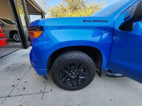 Used 2025 Chevrolet Silverado 1500 Custom w/ Turbomax Blackout Package AWD/4WD image 7