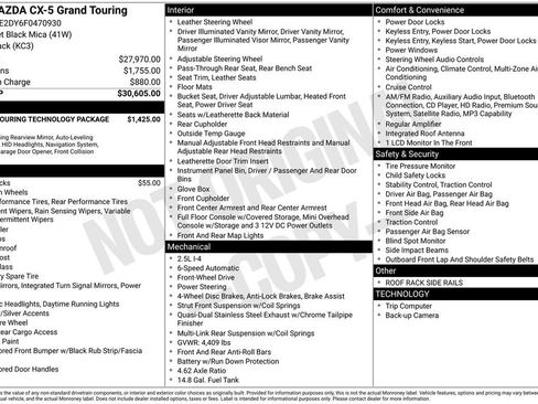 Used 2015 MAZDA CX-5 Grand Touring image 3