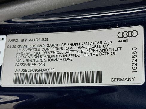 Used 2025 Audi A5 2.0T Premium Plus w/ Premium Plus AWD/4WD image 36