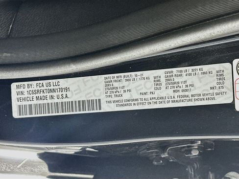 Used 2022 RAM 1500 Limited w/ Trailer Tow Group AWD/4WD image 12