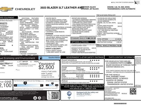 Used 2023 Chevrolet Blazer LT w/ Midnight/Sport Edition AWD/4WD image 10