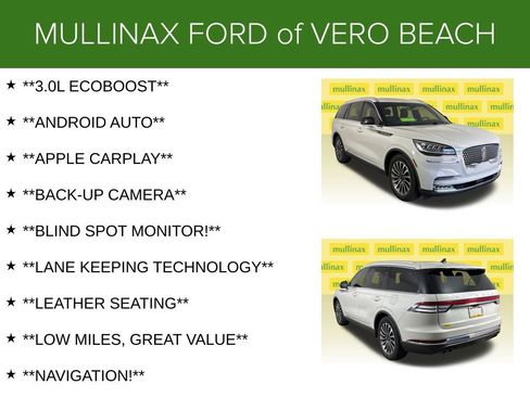 Used 2021 Lincoln Aviator Reserve w/ Equipment Group 201A RWD image 11