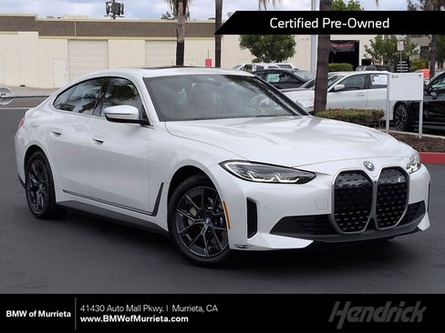 Certified 2023 BMW i4 eDrive35 w/ Parking Assistance Package RWD image 1