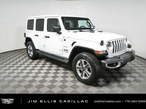 Used 2021 Jeep Wrangler Unlimited Sahara AWD/4WD image 1