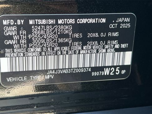 New 2026 Mitsubishi Outlander SE image 28