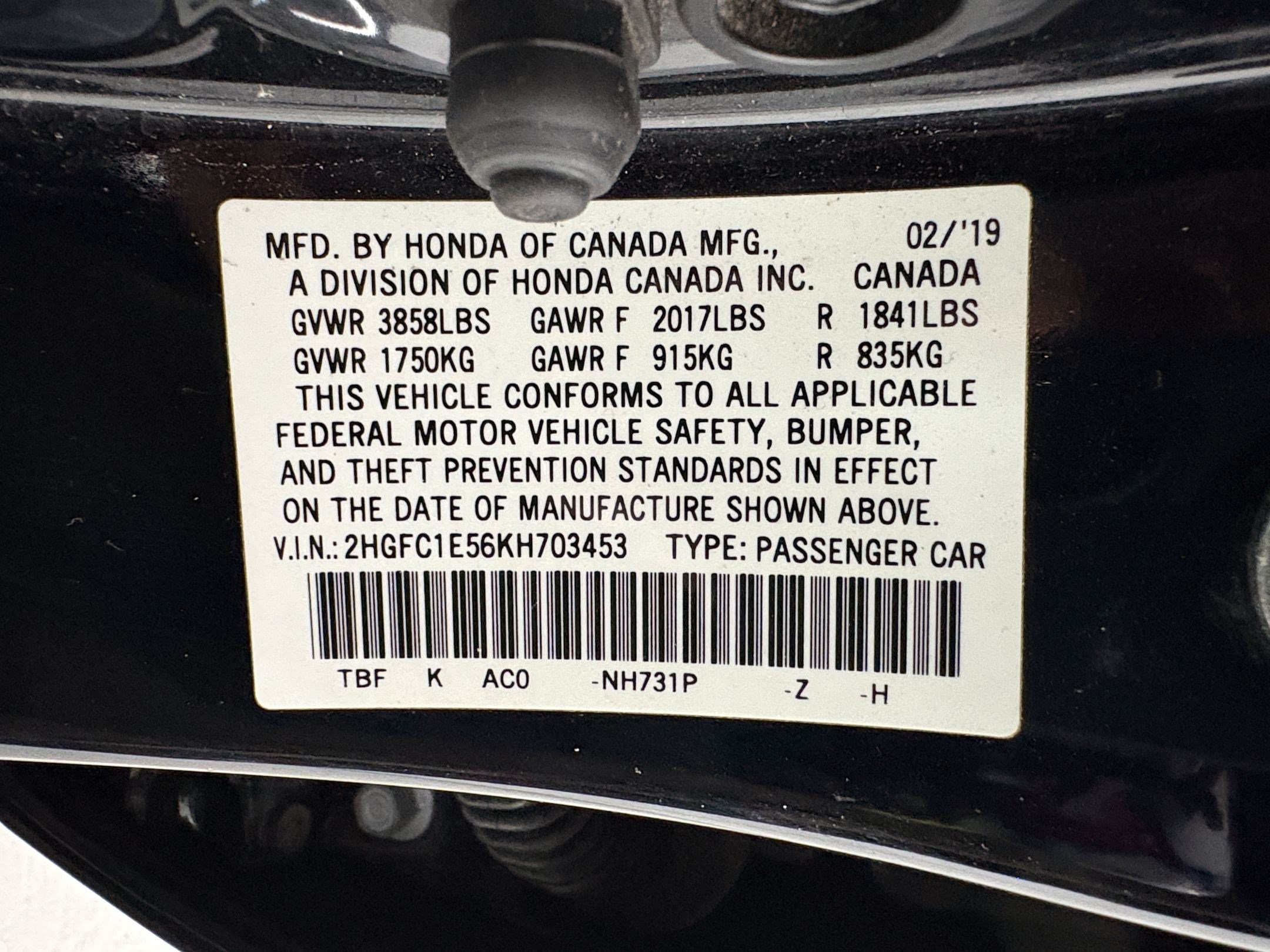 Used 2019 Honda Civic Si image 26