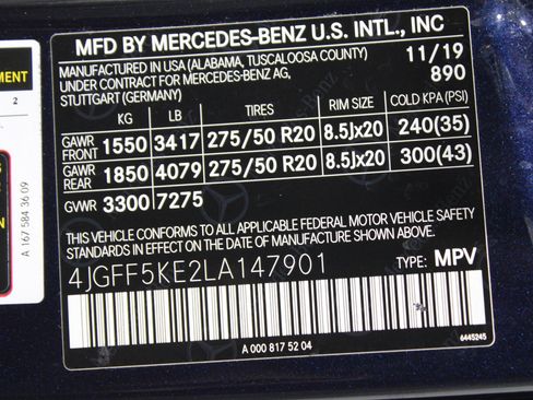 Used 2020 Mercedes-Benz GLS 450 4MATIC w/ Convenience Package image 44