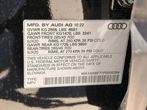 Used 2023 Audi Q7 3.0T Premium w/ Convenience Package AWD/4WD image 23