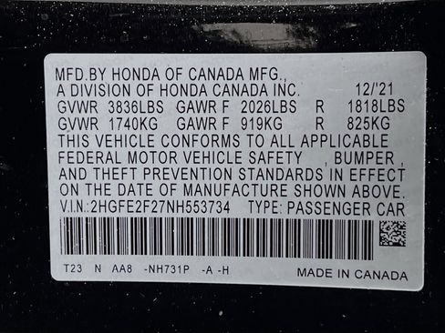 Used 2022 Honda Civic LX image 25