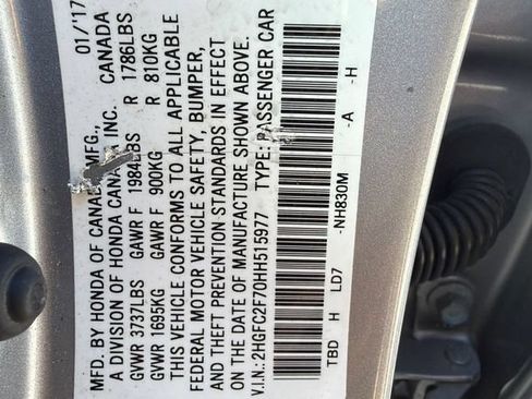Used 2017 Honda Civic EX image 32