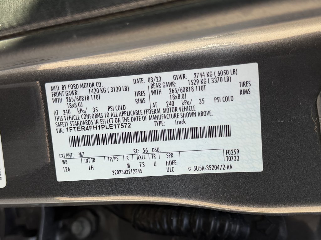 Used 2023 Ford Ranger XLT w/ Equipment Group 301A Mid AWD/4WD image 43