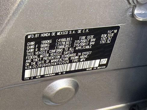 Used 2019 Honda HR-V Touring image 34