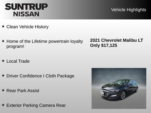 Used 2021 Chevrolet Malibu LT FWD image 8