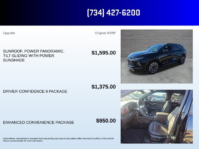 Used 2024 Chevrolet Blazer RS w/ Driver Confidence II Package AWD/4WD image 5