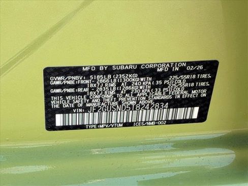 New 2026 Subaru Crosstrek 2.5i Limited image 18