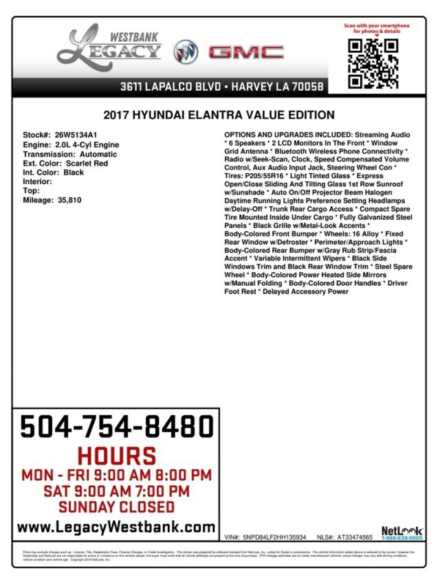 Used 2017 Hyundai Elantra Value Edition FWD image 31